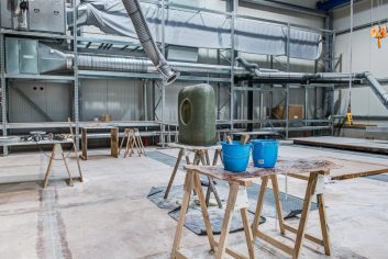 Rundgang Produktionshalle